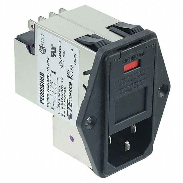 9-6609930-5 TE Connectivity Corcom Filters  Moduli di ingresso alimentazione (PEM)